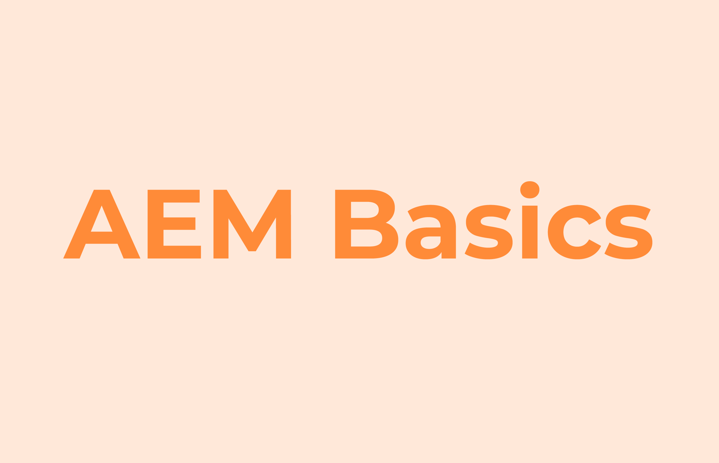 AEM Basics Project Images
