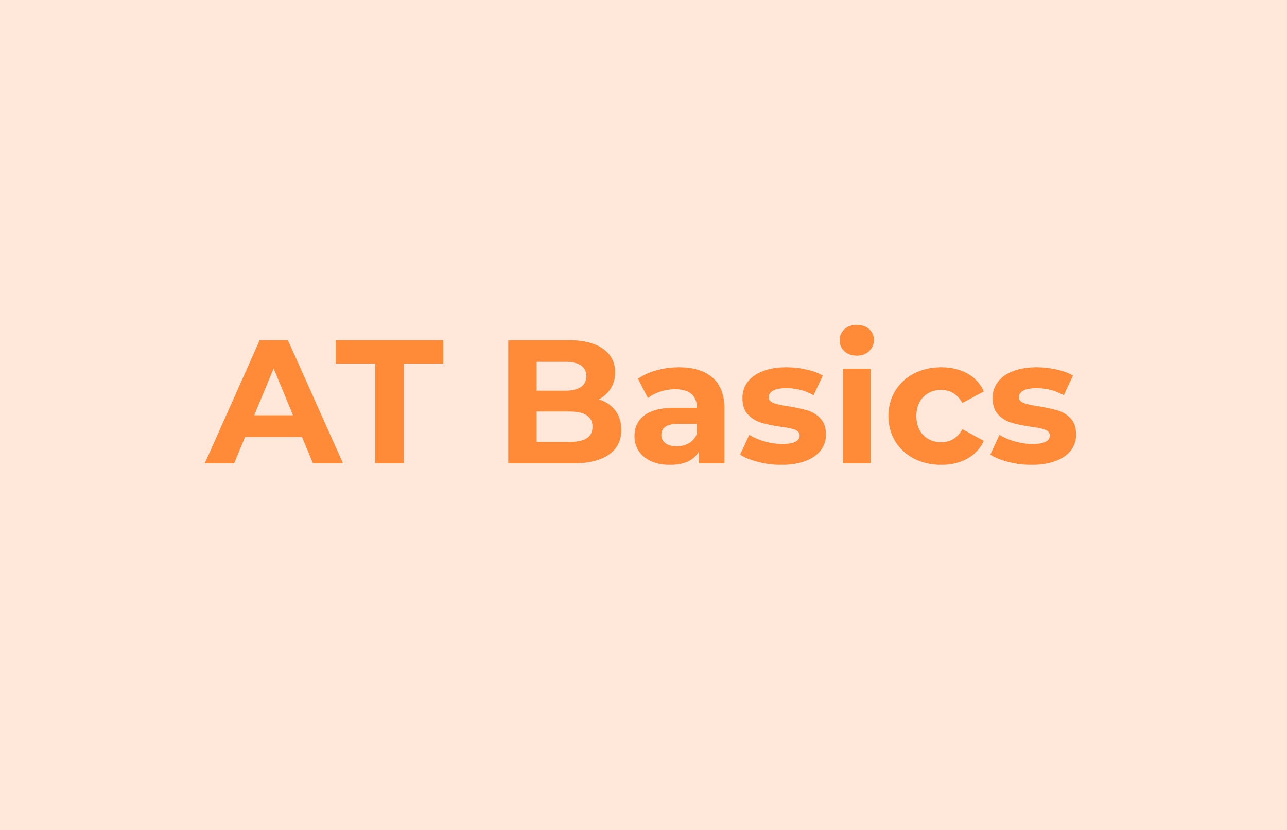 AT Basics Project Images