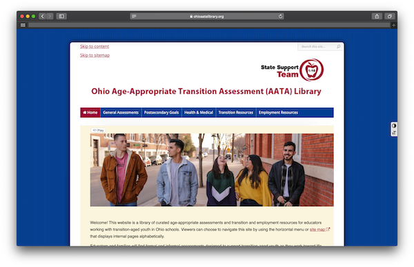 Ohio Age-Appropriate Transition Assessment Library Project Image